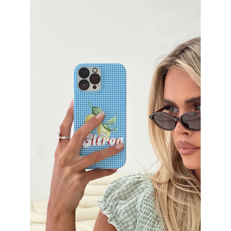 Citron Summer iPhone Case Blue
