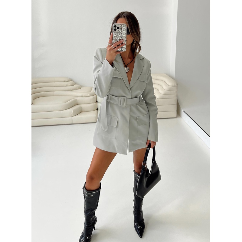 Steinway Mini Dress Grey