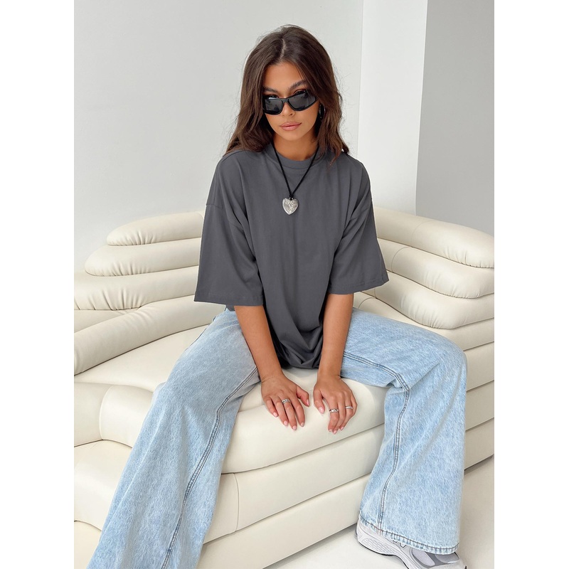 Vedo Oversized Tee Grey
