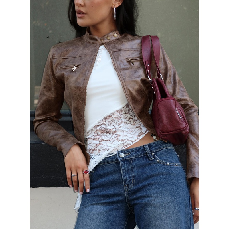 Bella Moto Jacket Chocolate