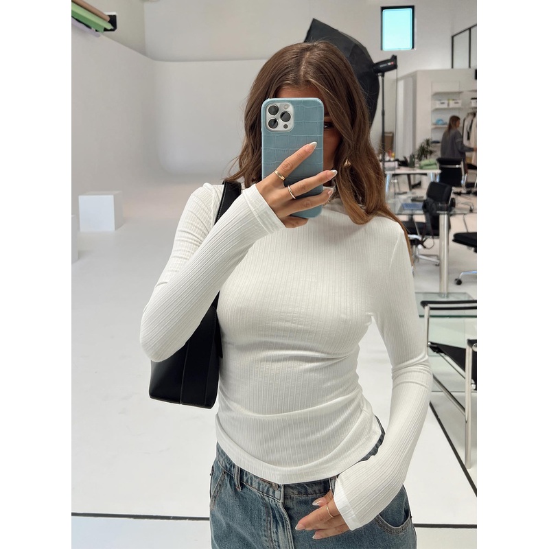 Lerman Long Sleeve Top White