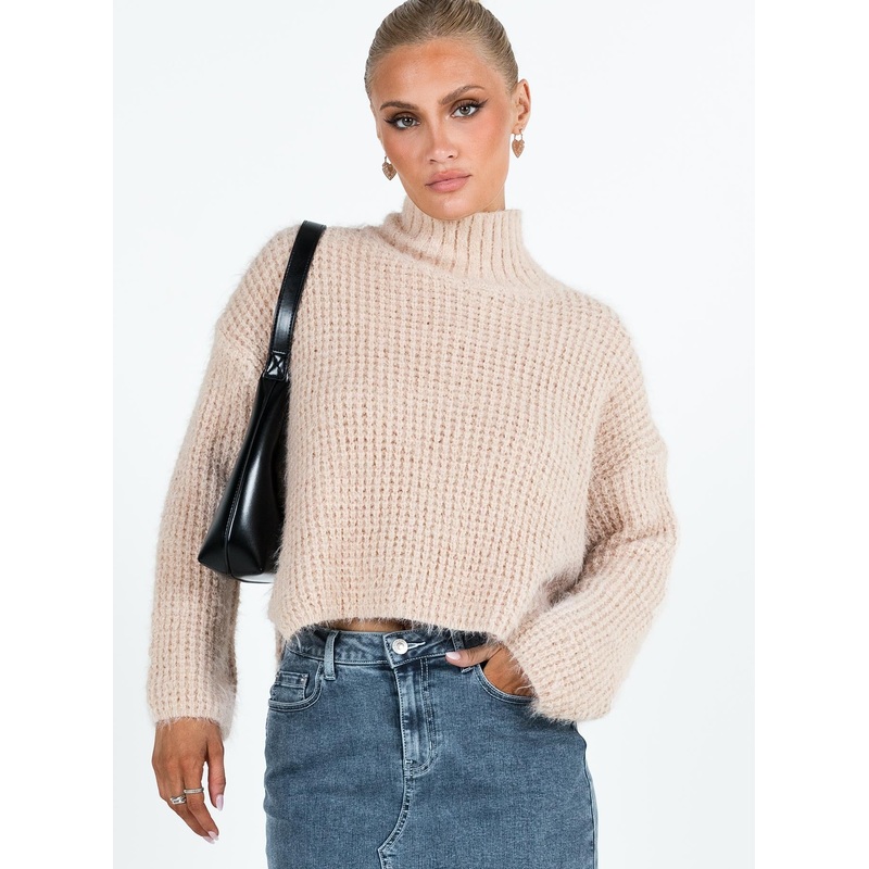 Cosy Knit Sweater Beige