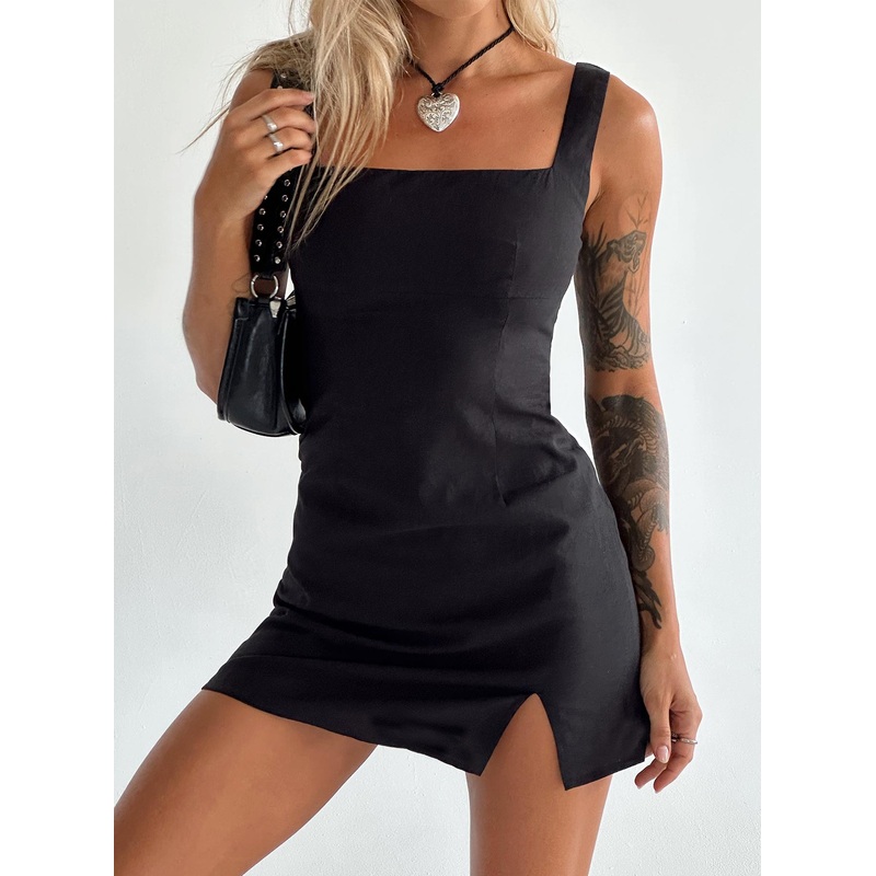Sharpe Mini Dress Black