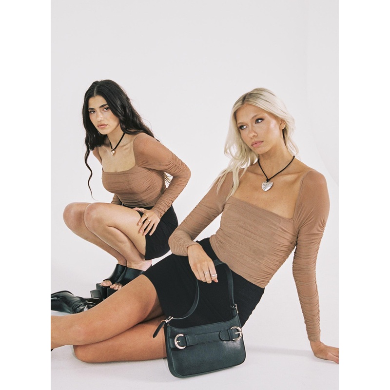 Delany Bodysuit Beige Tall