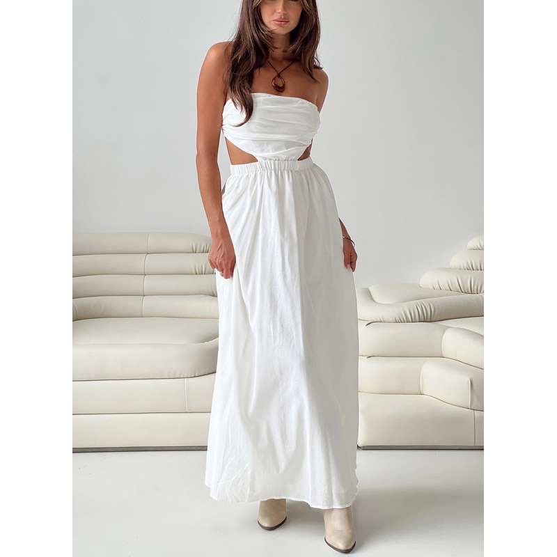 Jessia Maxi Dress White