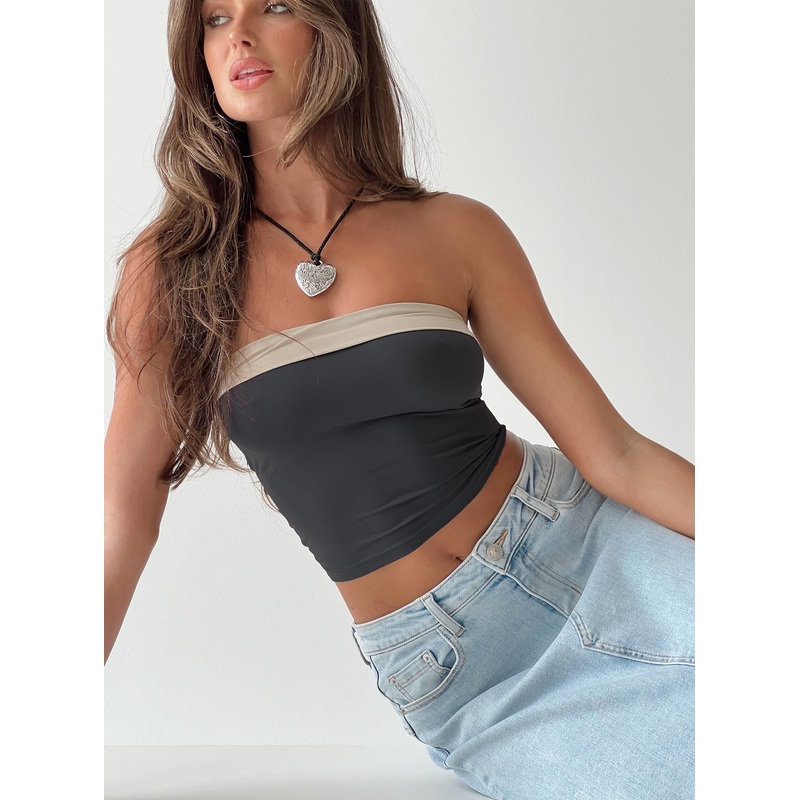 Miko Tube Top Slate