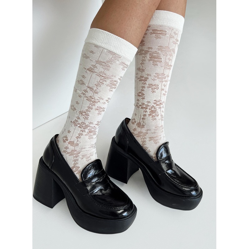 Mirrow Socks White