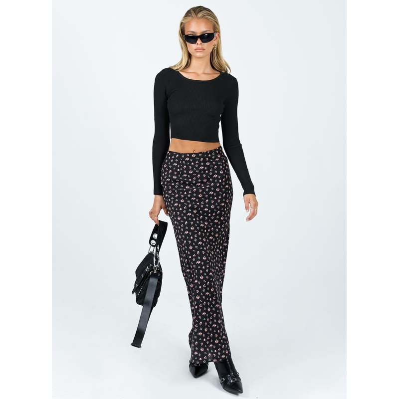 Sariah Maxi Skirt Black