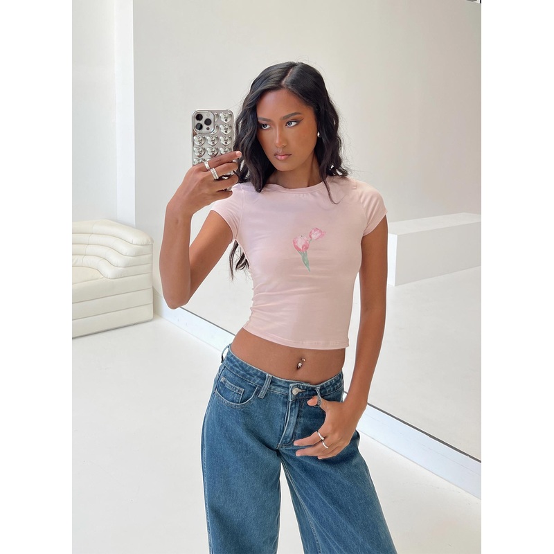 Tulips Tee Pink