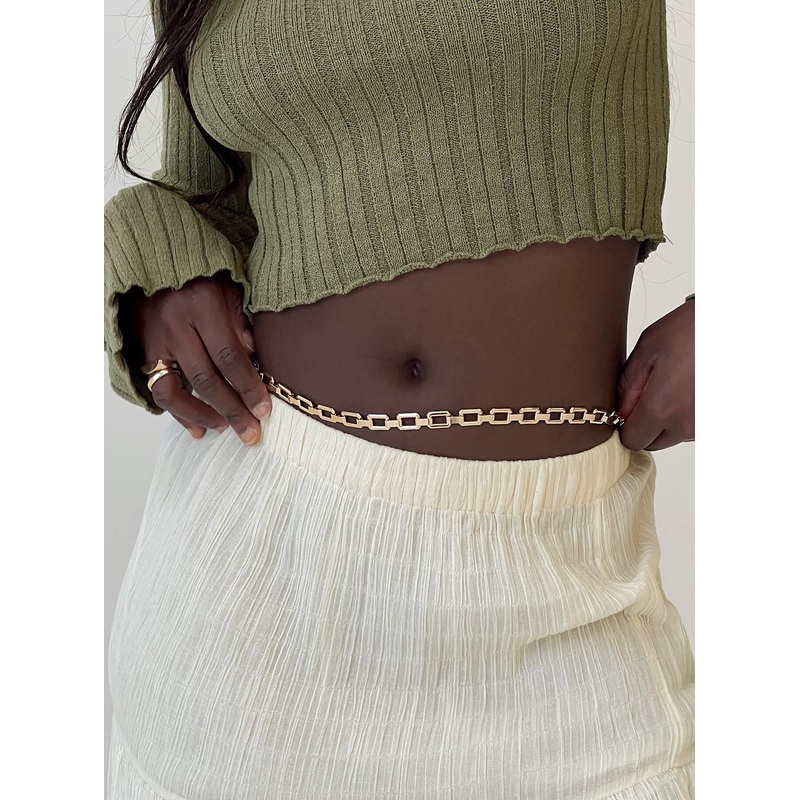 Calister Chain Belt Gold