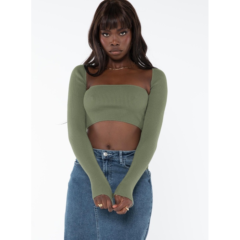 Aramon Two-piece Sweater Green