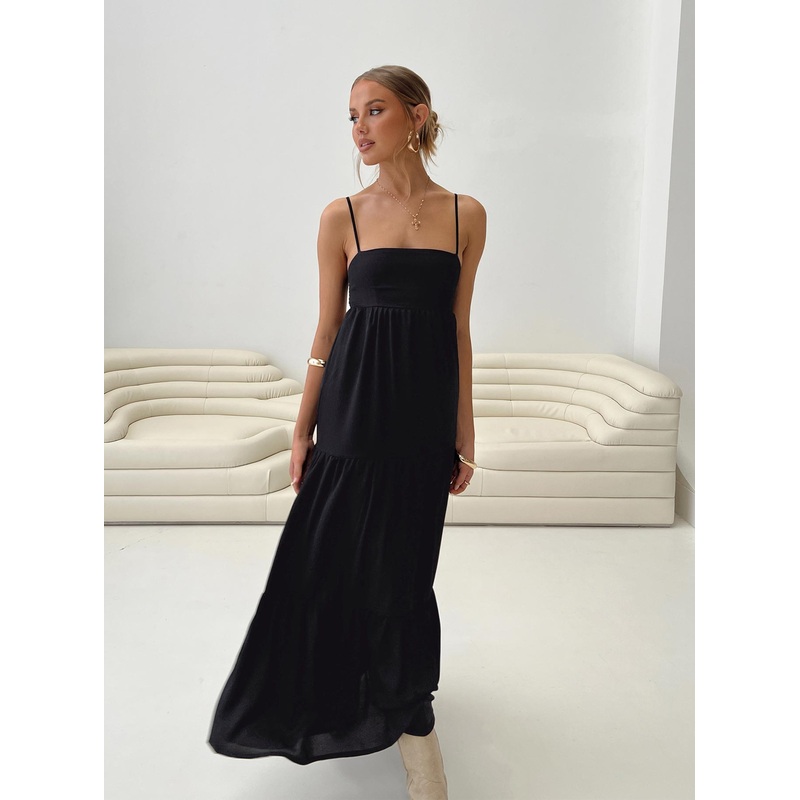 Dunster Maxi Dress Black