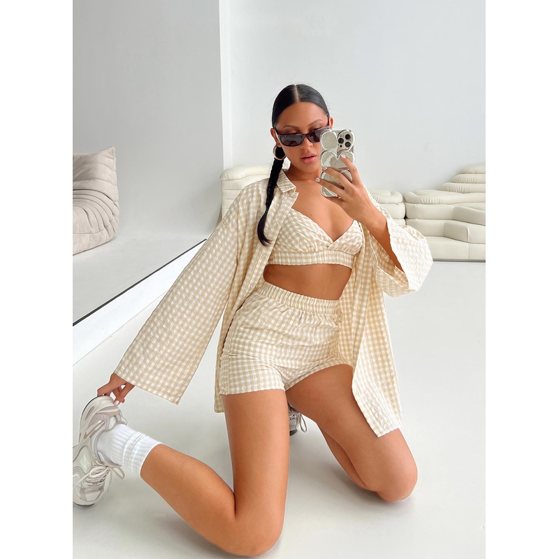Lillia Set Beige / White