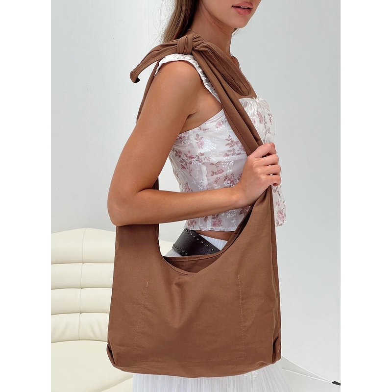 Missing You Tote Brown