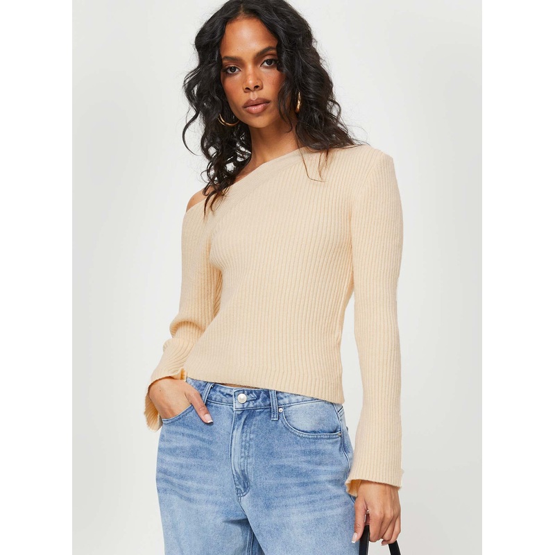 Phillips Cold Shoulder Jumper Cream