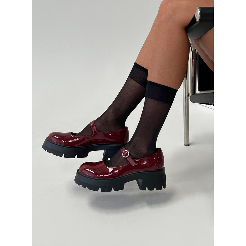 Ellie Mary Jane Heels Red