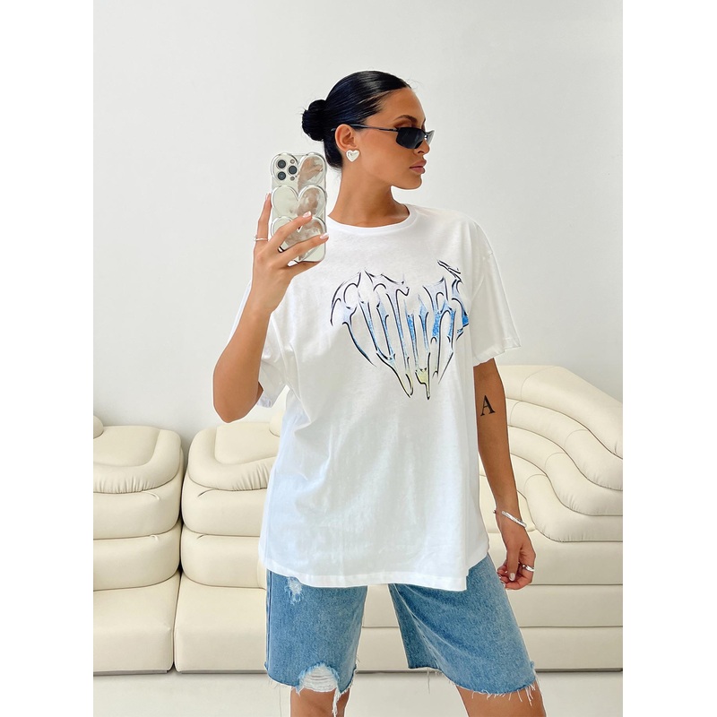 Future Oversize Tee White