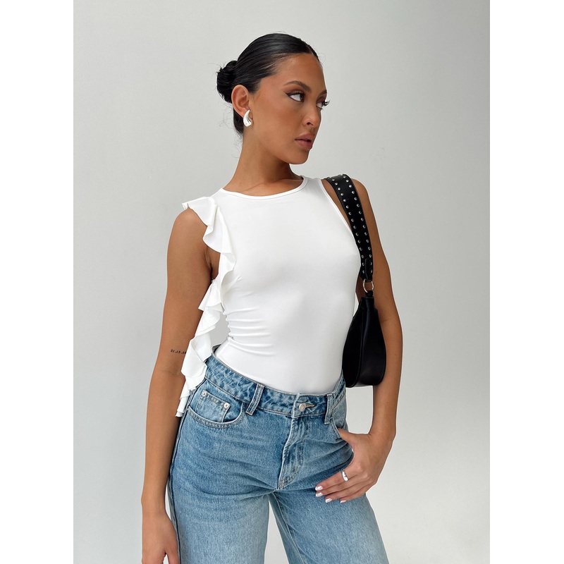 Lavina Bodysuit White