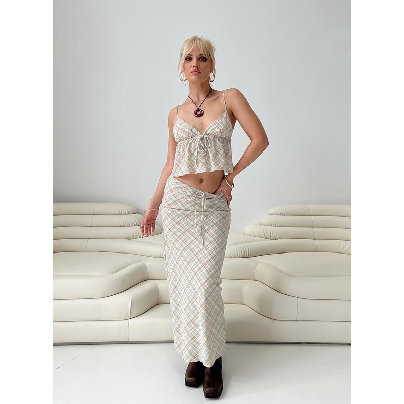 Serilda Check Set Beige