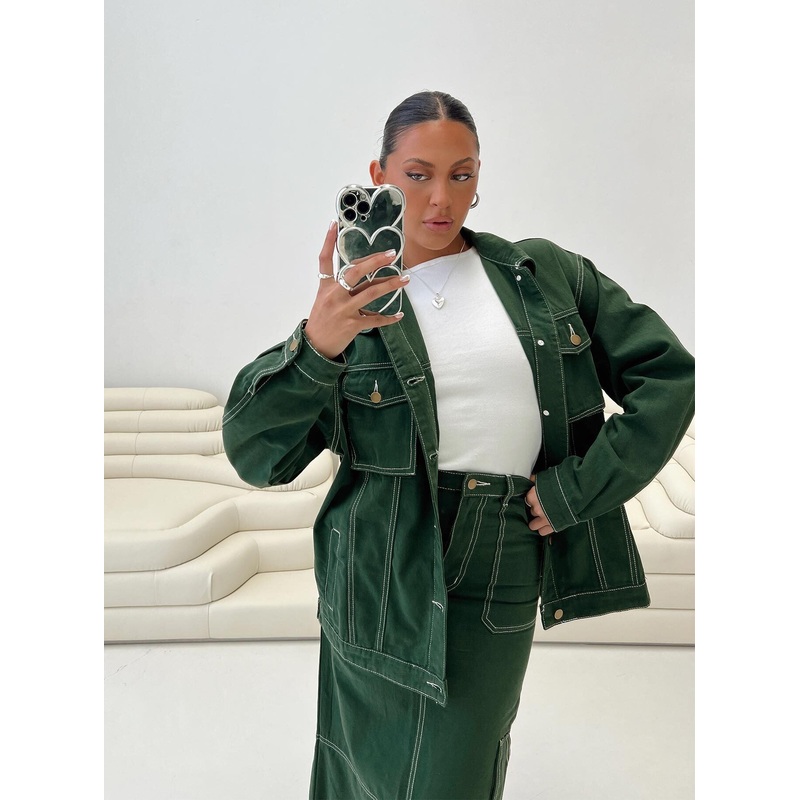 Vine Shacket Green