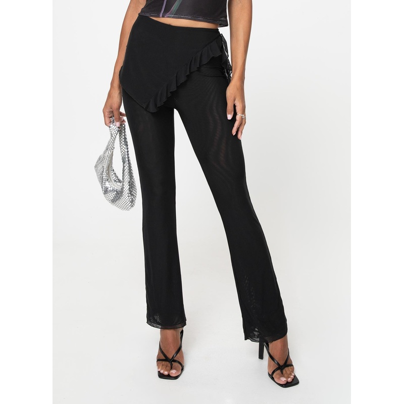 Julian Mesh Pants Black