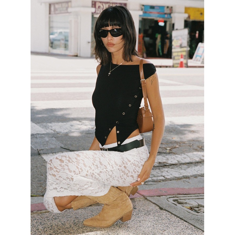 Karre Off The Shoulder Top Black