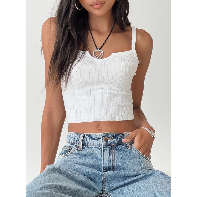 Kyria Knit Top White