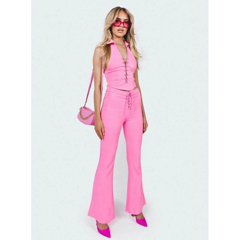 Marcia Flare Pant Pink