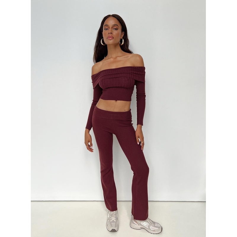 Westaway Pants Burgundy