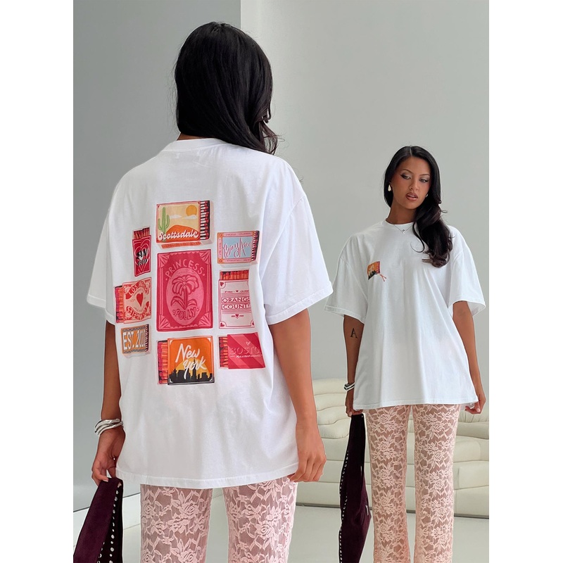 Matchbox Collection Graphic Tee White / Multi