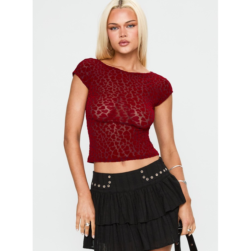 Nova Top Maroon