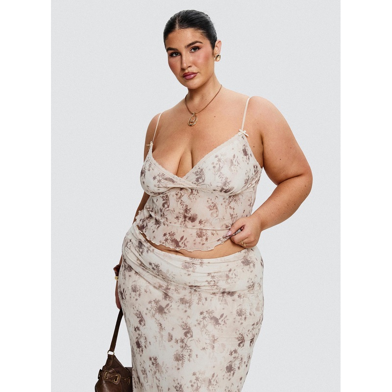Shepherd Top Floral Multi Curve