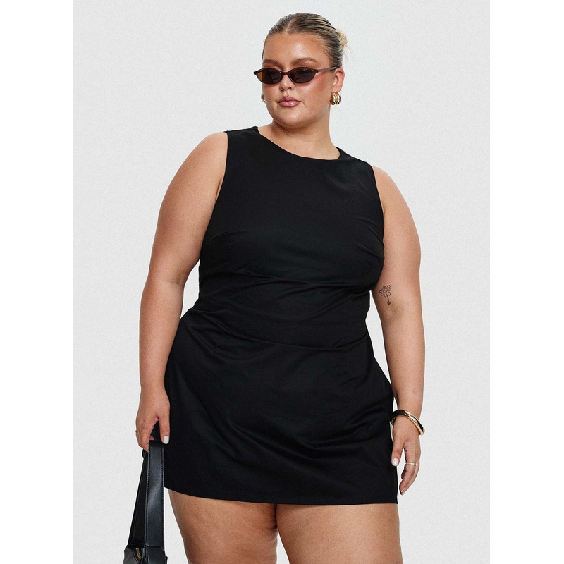 Yumiko Romper Black Curve
