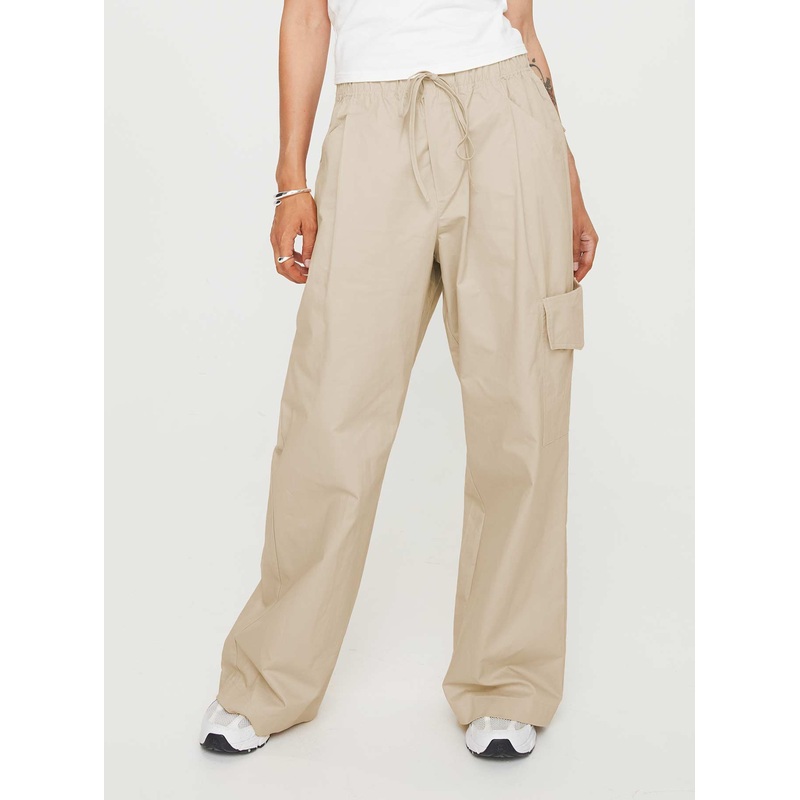 Isadore Cargo Pants Beige