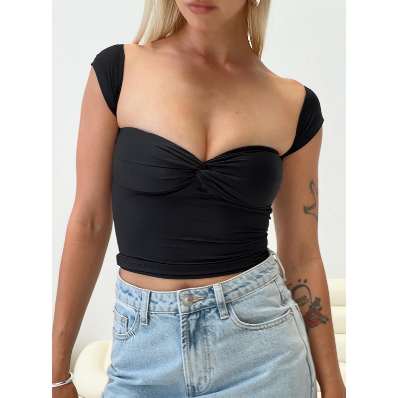 Larisha Off The Shoulder Top Black