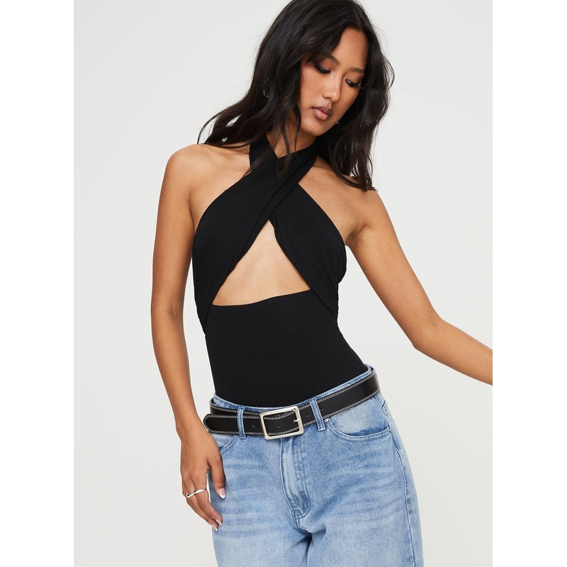 Jennine Bodysuit Black