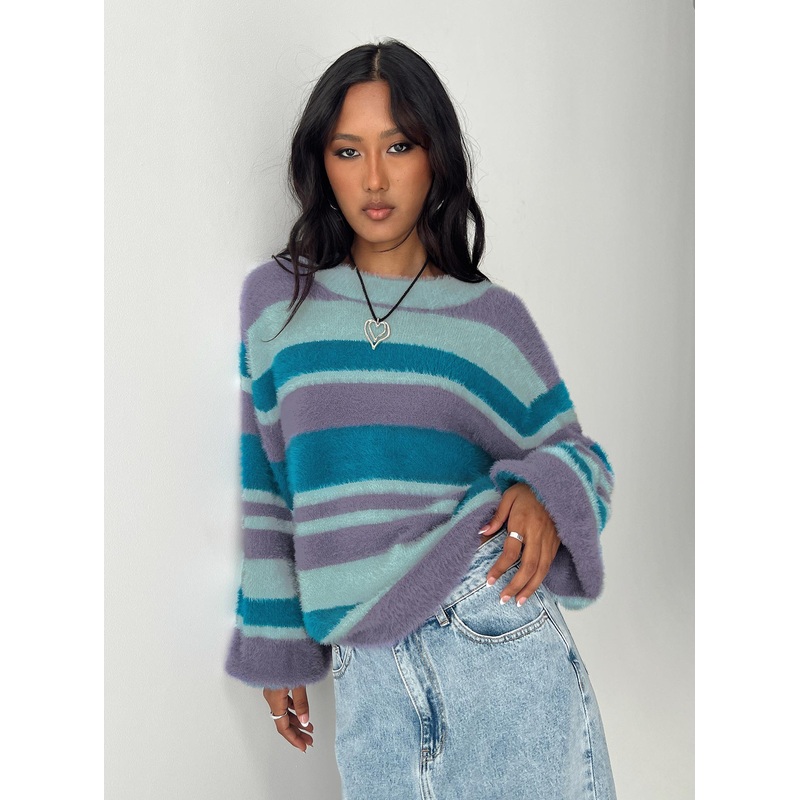 Mikko Jumper Blue Multi