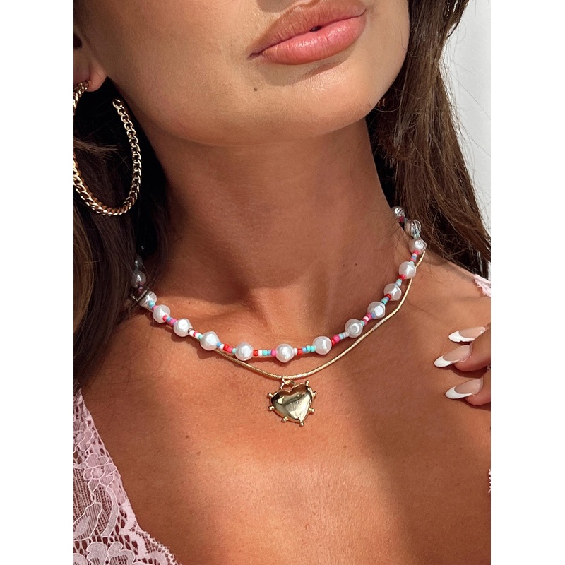 Twice As Nice Necklace Multi