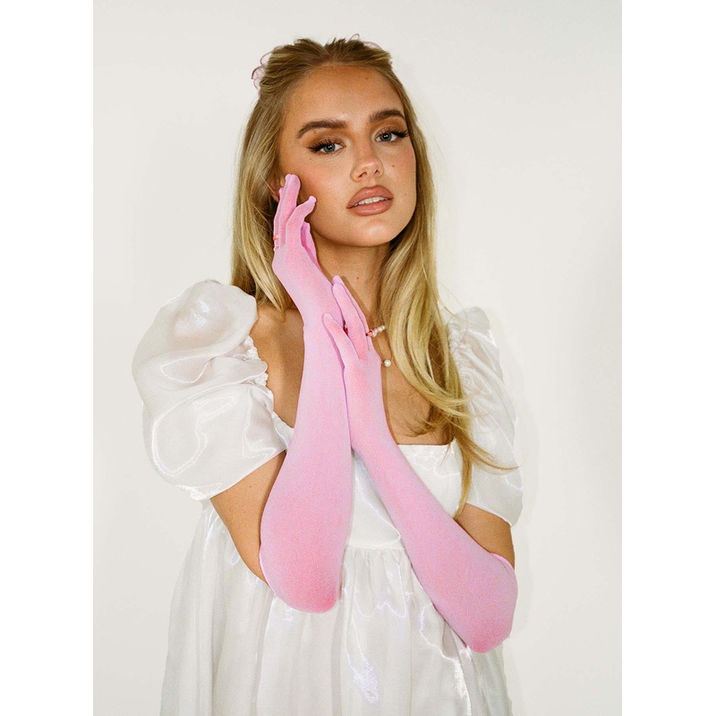 Rue Gloves Pink
