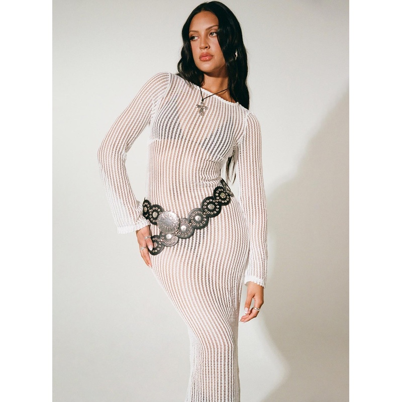 Bria Maxi Dress White