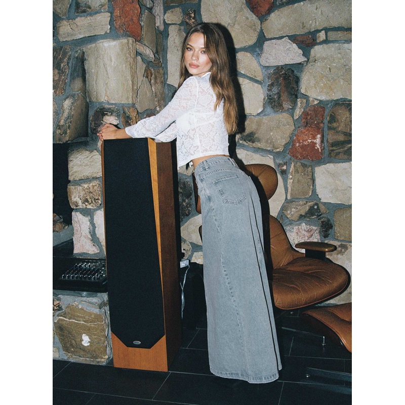 McGuane Denim Midi Skirt Tall
