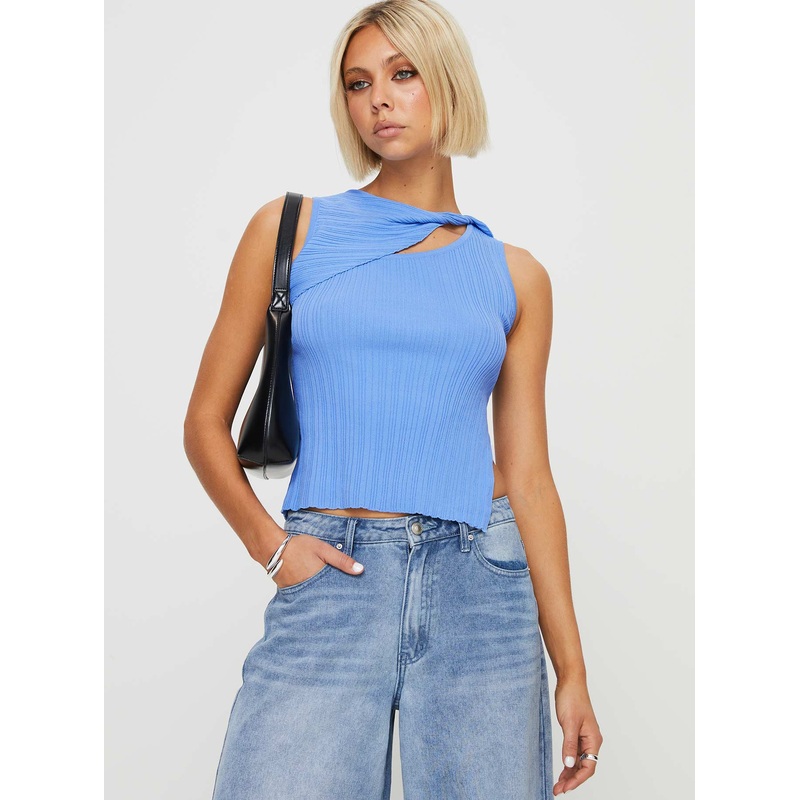 Cranston Twist Top Blue
