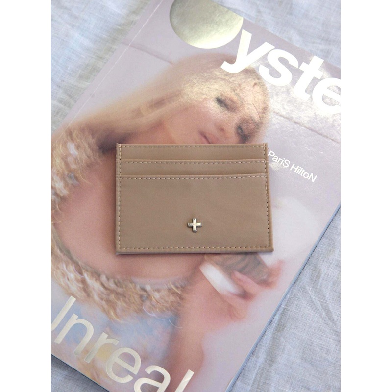 Peta & Jain Izzy Nylon Cardholder Beige