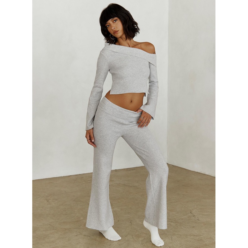 Try Me Knit Pants Grey