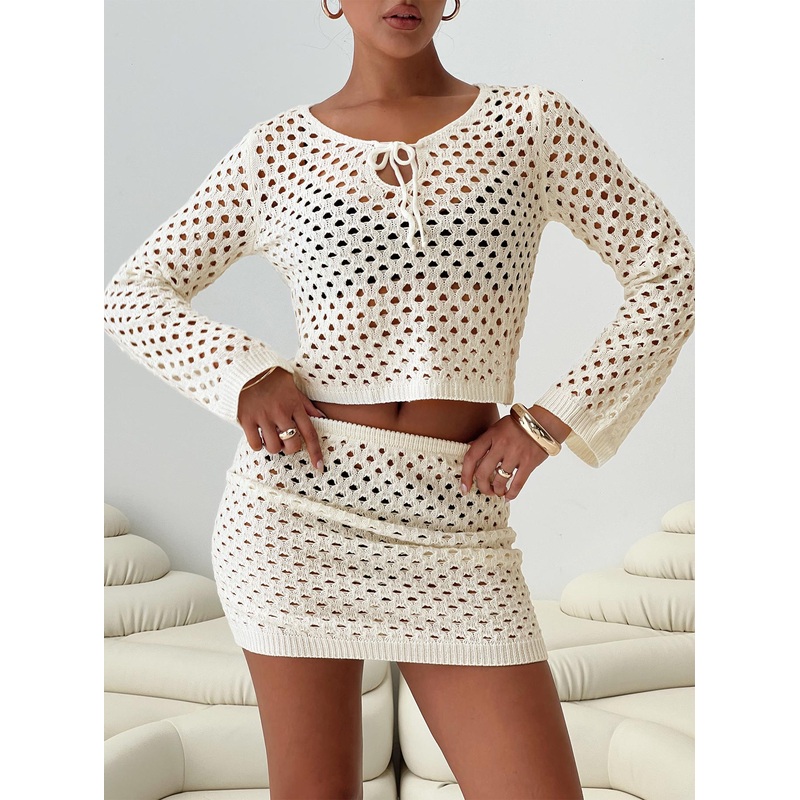 Augustina Knit Set Cream