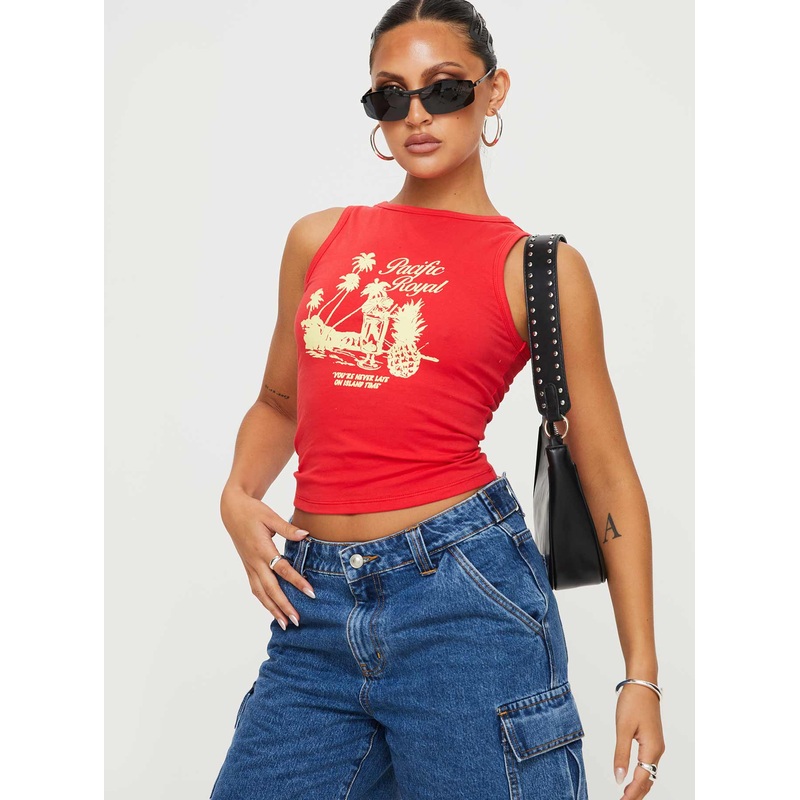 Pacific Royal Tank Top Red
