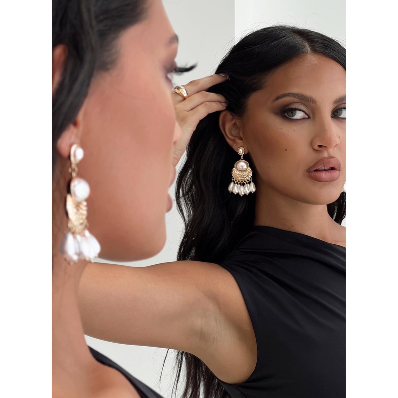 Sure Thing Earrings Gold