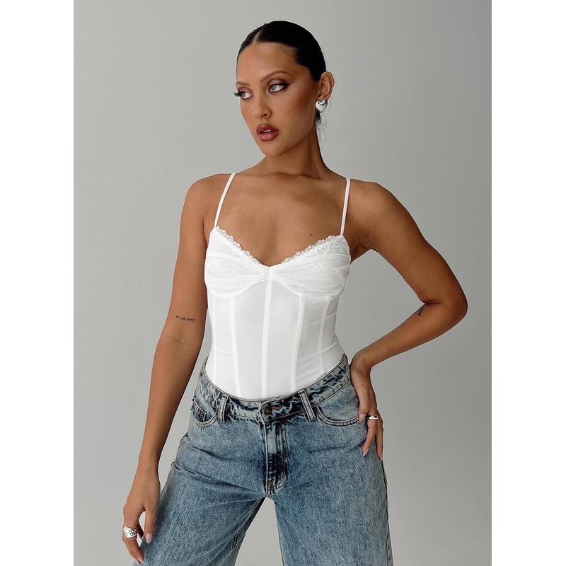 Karisha Bodysuit White