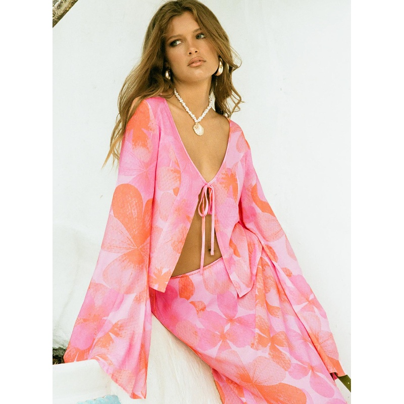 Solstice Long Sleeve Top Pink
