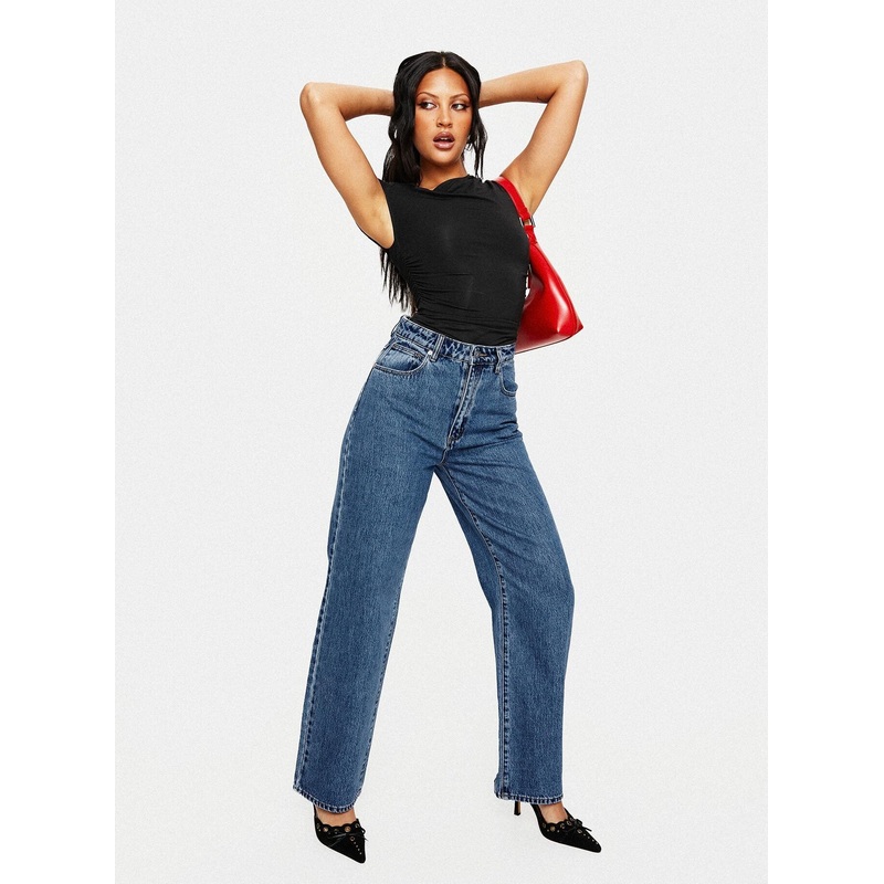 Abrand Carrie Jeans Daria Mid Vintage Blue